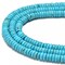 Blue Turquoise Heishi Disc Beads Size 3x8mm 15.5'' Strand (3x8mm)